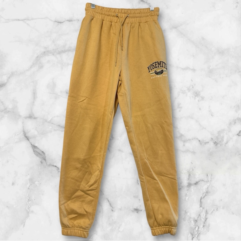 Yosemite refuge athletic pants small Drawstring Pockets Jogger Sweatpants (530)